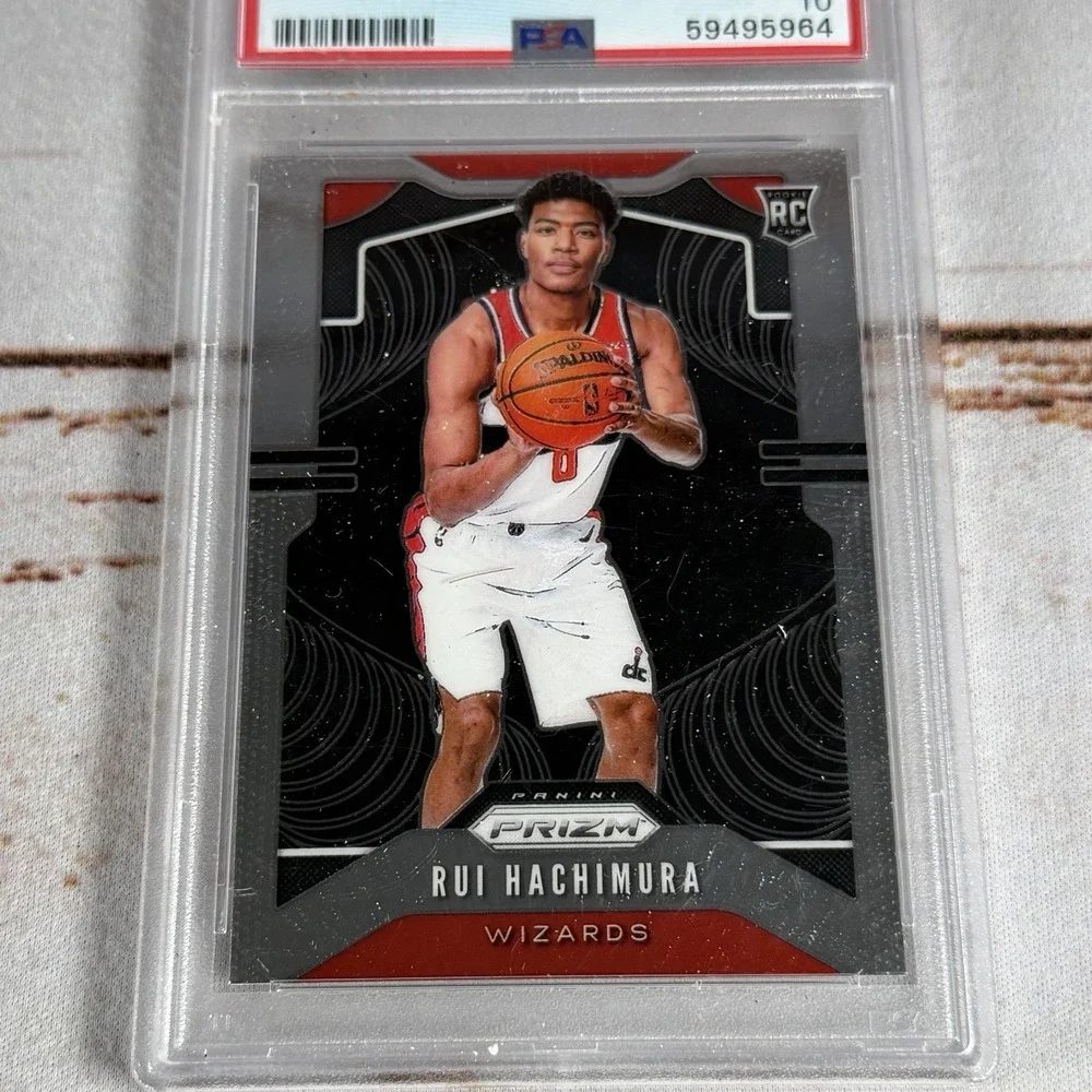 2019 PANINI PRIZM #255 RUI HACHIMURA RC ROOKIE PSA 10 New Other